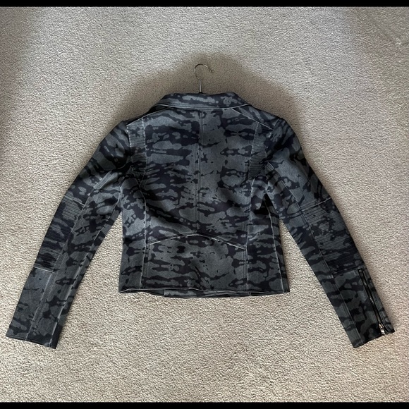 Marrakech Marni Scuba Suede Jacket - Color Black Pearl Dye Size Small - Picture 6 of 6